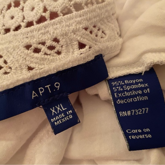 Apt. 9 Women's White Open Front Cardigan - Picture 8 of 8